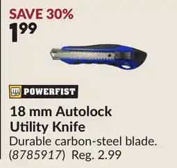 Princess Auto 18 mm Autolock Utility Knife offer
