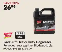 Princess Auto Grez-Off Heavy Duty Degreaser offer