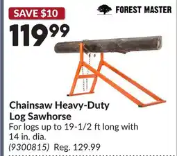 Princess Auto Chainsaw Heavy-Duty Log Sawhorse offer