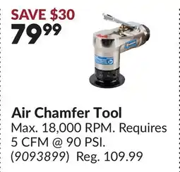 Princess Auto Air Chamfer Tool offer