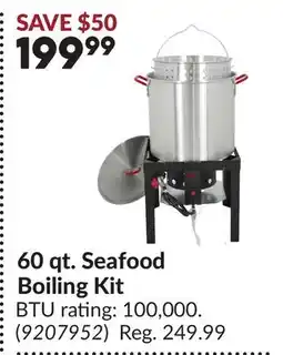 Princess Auto 60 qt. Seafood Boiling Kit offer