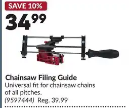 Princess Auto Chainsaw Filing Guide offer