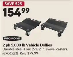 Princess Auto 2 pk 5,000 lb Vehicle Dollies offer