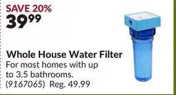 Princess Auto Whole House Water Filter offer