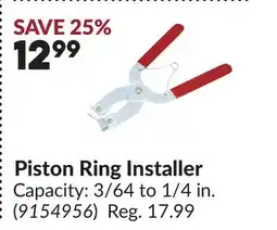 Princess Auto Piston Ring Installer offer
