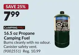 Princess Auto 16.5 oz Propane Camping Fuel offer