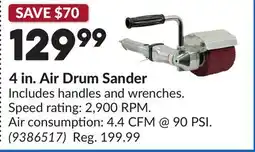 Princess Auto 4 in. Air Drum Sander offer