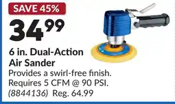 Princess Auto 6 in. Dual-Action Air Sander offer