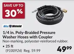 Princess Auto 1/4 in. Poly-Braided Pressure Washer Hoses with Coupler offer