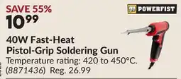 Princess Auto 40W Fast-Heat Pistol-Grip Soldering Gun offer