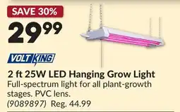 Princess Auto 2 ft 25W LED Hanging Grow Light offer