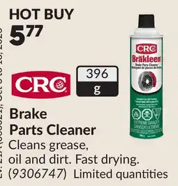 Princess Auto Brake Parts Cleaner offer