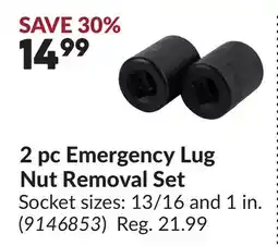 Princess Auto 2 pc Emergency Lug Nut Removal Set offer