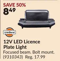 Princess Auto 12V LED Licence Plate Light offer