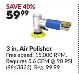 Princess Auto 3 in. Air Polisher offer