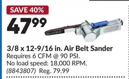 Princess Auto 3/8 x 12-9/16 in. Air Belt Sander offer