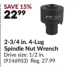 Princess Auto 2-3/4 in. 4-Lug Spindle Nut Wrench offer