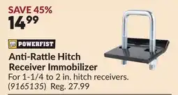 Princess Auto Anti-Rattle Hitch Receiver Immobilizer offer