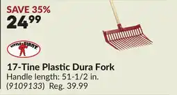 Princess Auto 17-Tine Plastic Dura Fork offer