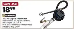 Princess Auto 200 PSI Digital Tire Inflator offer