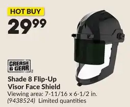 Princess Auto Shade 8 Flip-Up Visor Face Shield offer