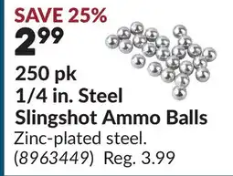 Princess Auto 1/4 in. Steel Slingshot Ammo Balls offer