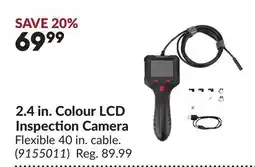 Princess Auto 2.4 in. Colour LCD Inspection Camera offer