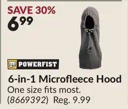 Princess Auto 6-in-1 Microfleece Hood offer