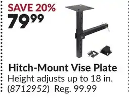 Princess Auto Hitch-Mount Vise Plate offer