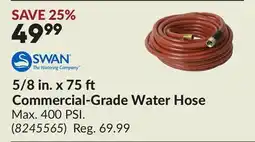 Princess Auto 5/8 in. x 75 ft Commercial-Grade Water Hose offer
