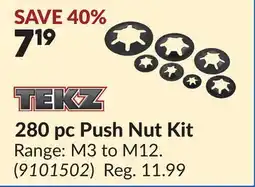 Princess Auto 280 pc Push Nut Kit offer