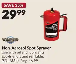 Princess Auto Non-Aerosol Spot Sprayer offer