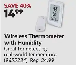 Princess Auto Wireless Thermometer with Humidity offer