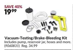 Princess Auto Vacuum-Testing/Brake-Bleeding Kit offer