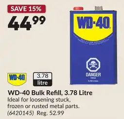 Princess Auto WD-40 Bulk Refill offer