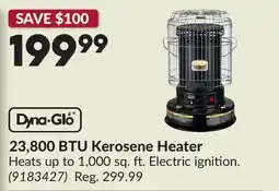Princess Auto 23,800 BTU Kerosene Heater offer