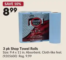 Princess Auto 3 pk Shop Towel Rolls offer