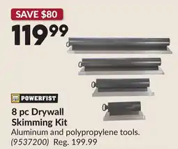 Princess Auto 8 pc Drywall Skimming Kit offer