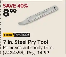 Princess Auto Steel Pry Tool offer