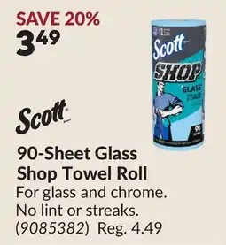 Princess Auto 90-Sheet Glass Shop Towel Roll offer