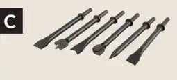 Princess Auto 4 pc 5 in. Short-Shank Assorted Chisel Set offer