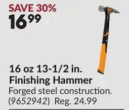 Princess Auto 16 oz 13-1/2 in. Finishing Hammer offer