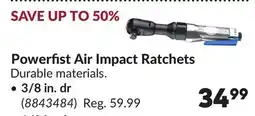 Princess Auto Air Impact Ratchets offer