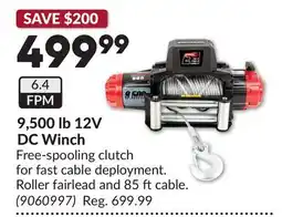 Princess Auto 9,500 lb 12V DC Winch offer