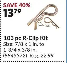 Princess Auto 103 pc R-Clip Kit offer