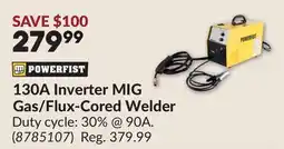 Princess Auto 130A Inverter MIG Gas/Flux-Cored Welder offer