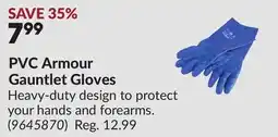Princess Auto PVC Armour Gauntlet Gloves offer