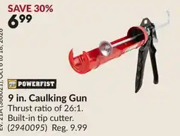 Princess Auto 9 in. Caulking Gun offer