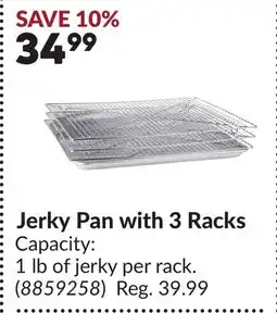 Princess Auto Jerky Pan with 3 Racks offer