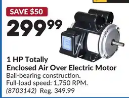 Princess Auto 1 HP Totally Enclosed Air Over Electric Motor offer